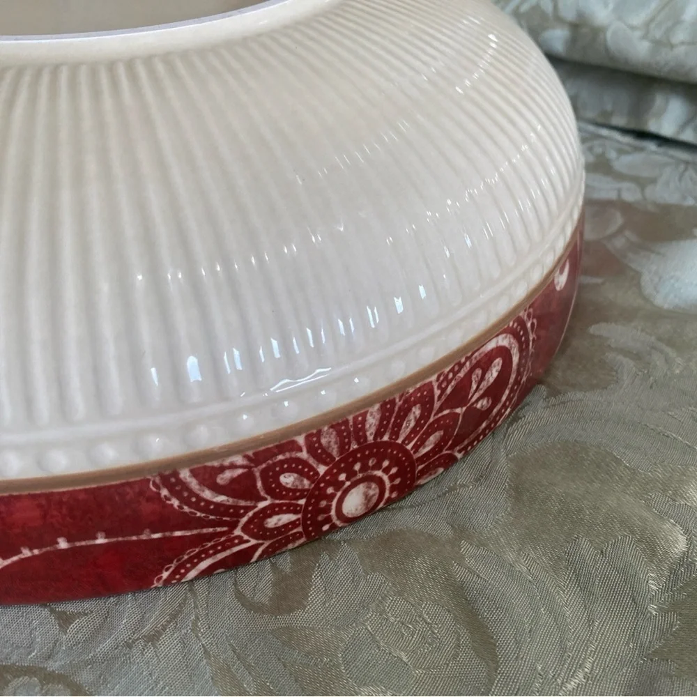 Pier 1 Imports Serving Bowl, Maribeth collection‎ 12” Pasta Fruit Salad Bowl